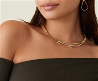 Vicenza - Piazzetta Palladio 2 - Halskette Marco Bicego Dame Marrakech in Gelbgold Diamante 0.32 Ct CG848-B MARCO BICEGO - CG848-B MARCO BICEGO